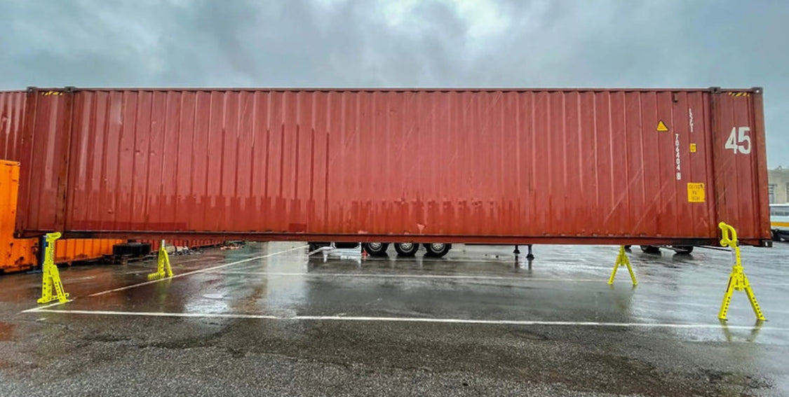 Contenedor High Cube 45 ft de Ocasión – 86 m³, Acero CORTEN y Carga 30 t