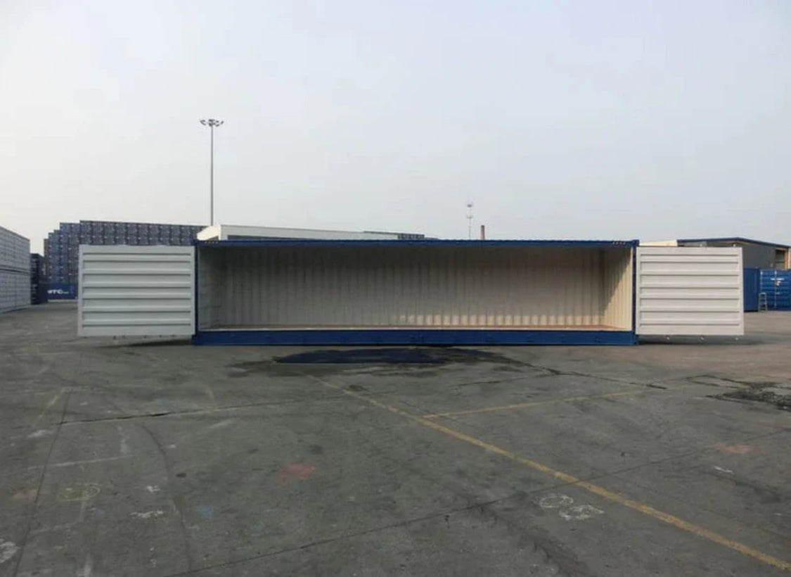 Contenedor de 40 pies con apertura lateral
