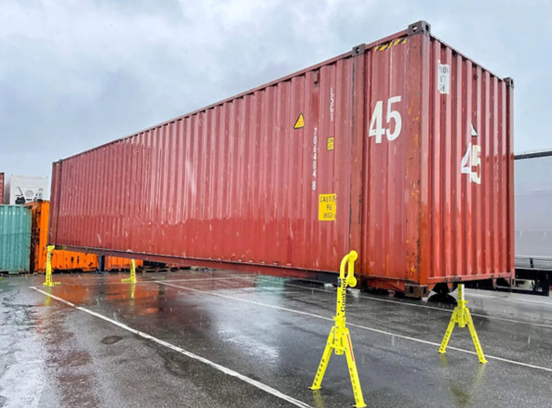 Contenedor High Cube 45 ft de Ocasión – 86 m³, Acero CORTEN y Carga 30 t