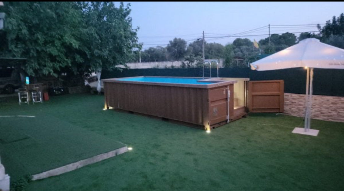 Piscina contenedor de 4 m