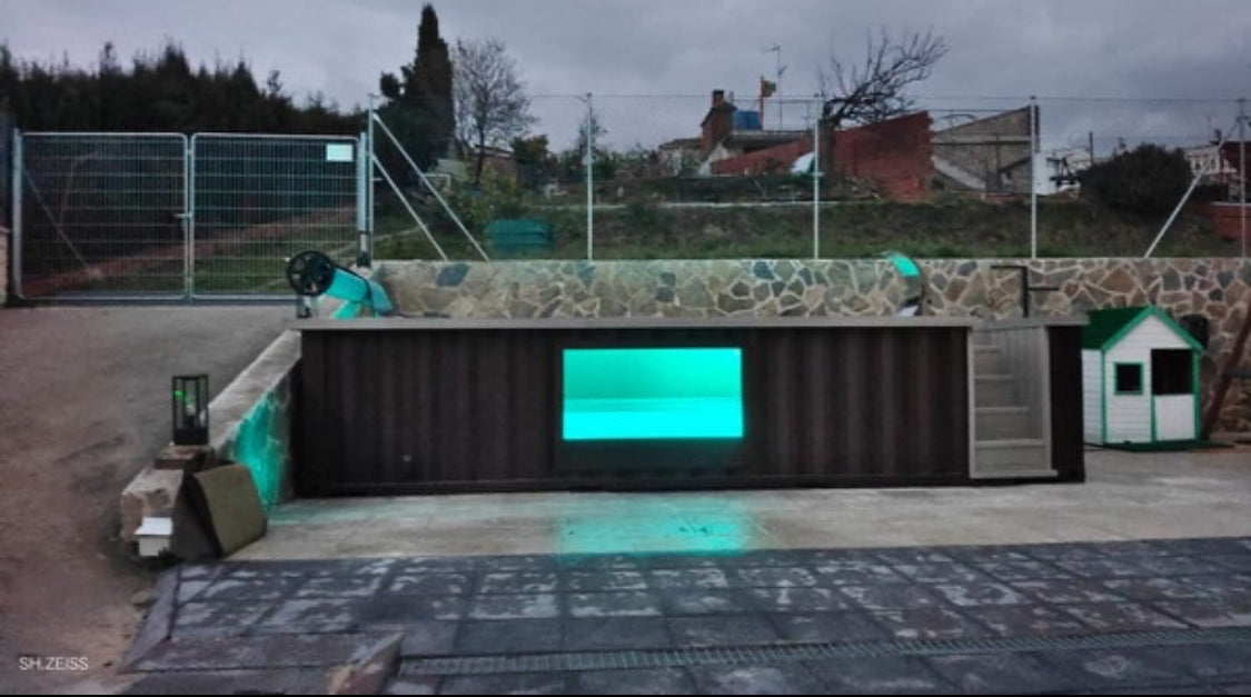 contenedor de 20 pies transformado en piscina