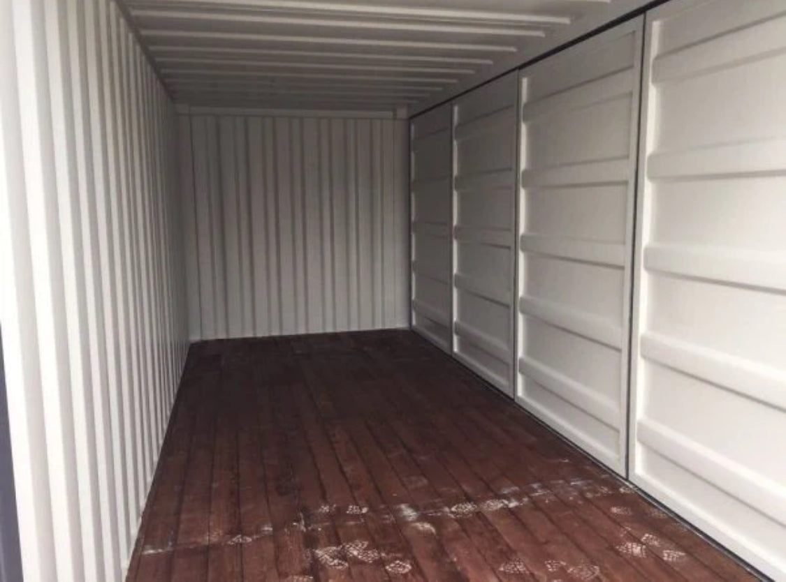 Contenedor de almacenamiento de 6 metros (20 pies) con doble acceso lateral