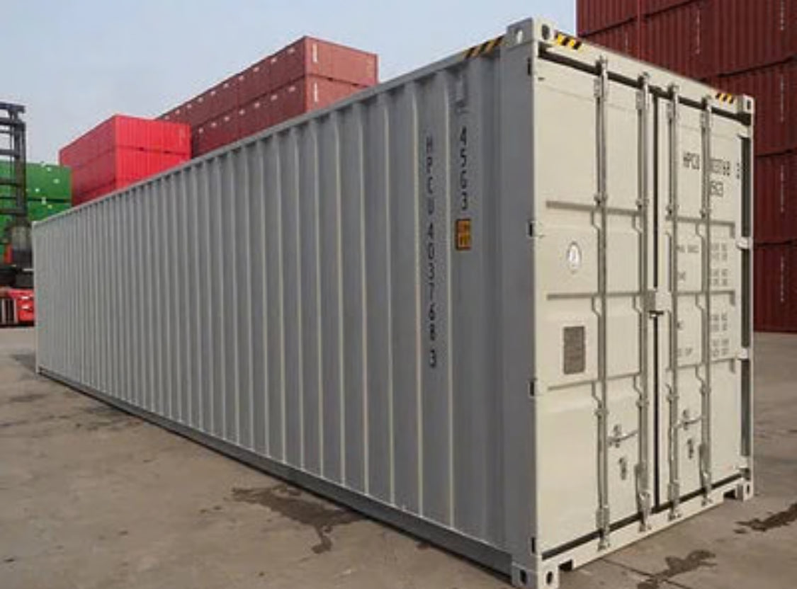 Conteneur maritime High Cube de 40 pieds avec 4 portes latérales – occasion