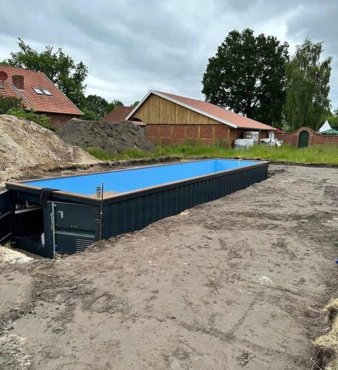 Piscina de contenedor de 12 m