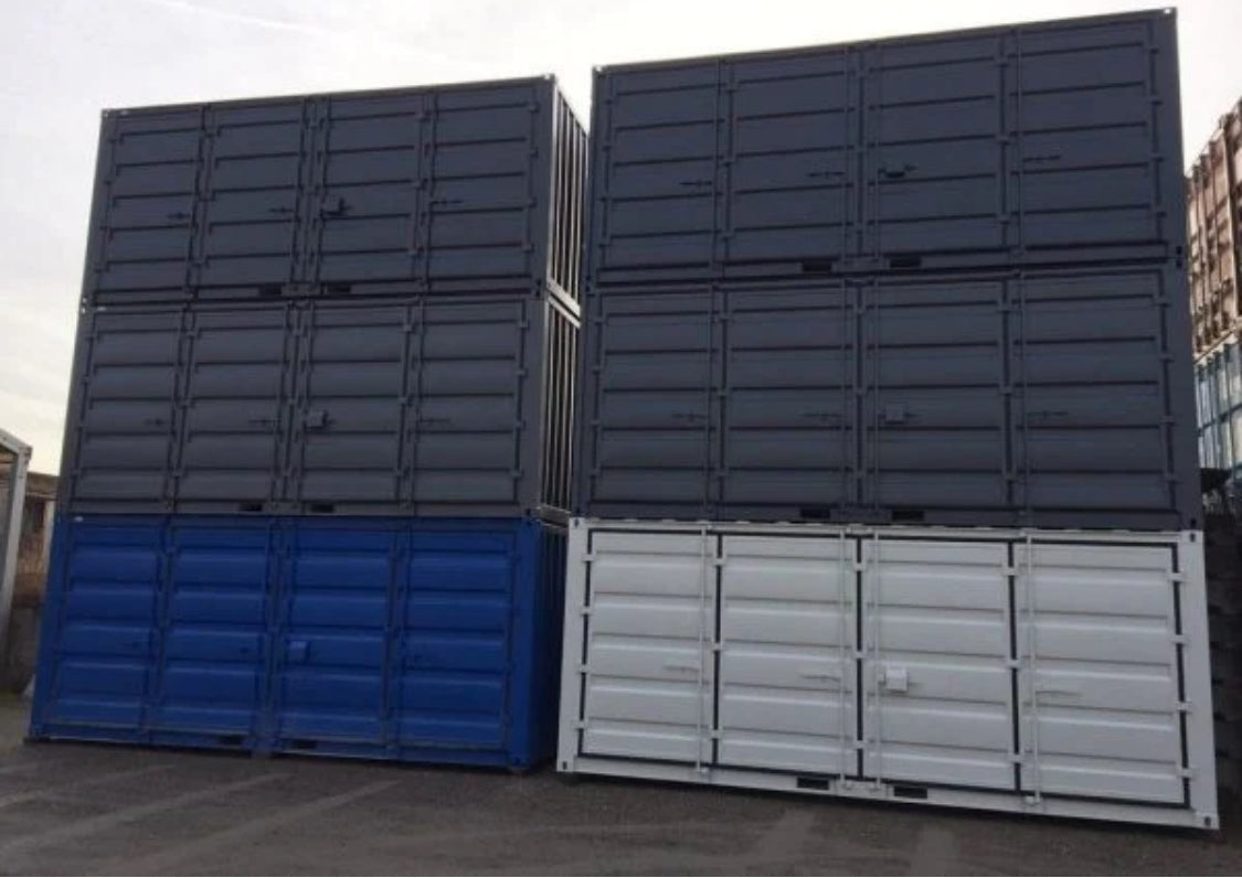 Contenedor de almacenamiento de 6 metros (20 pies) con doble acceso lateral