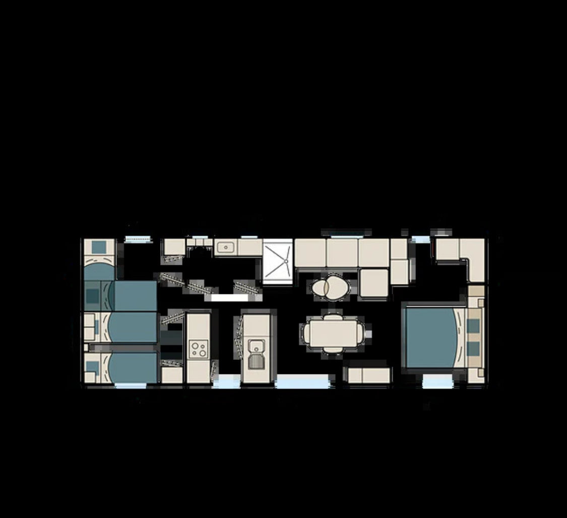 Mobil Home Louisiana Ponant (40M2) 3 DORMITORIOS