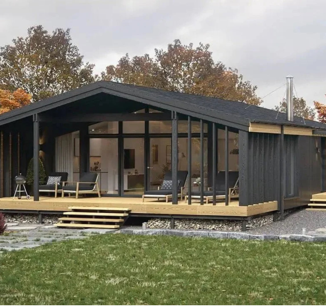 CHALET prefabricado K-Home-M-80 disponible ahora