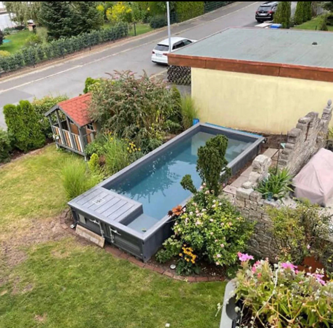 Piscina contenedor de 6,2 m x 2,5 m Jet Swim