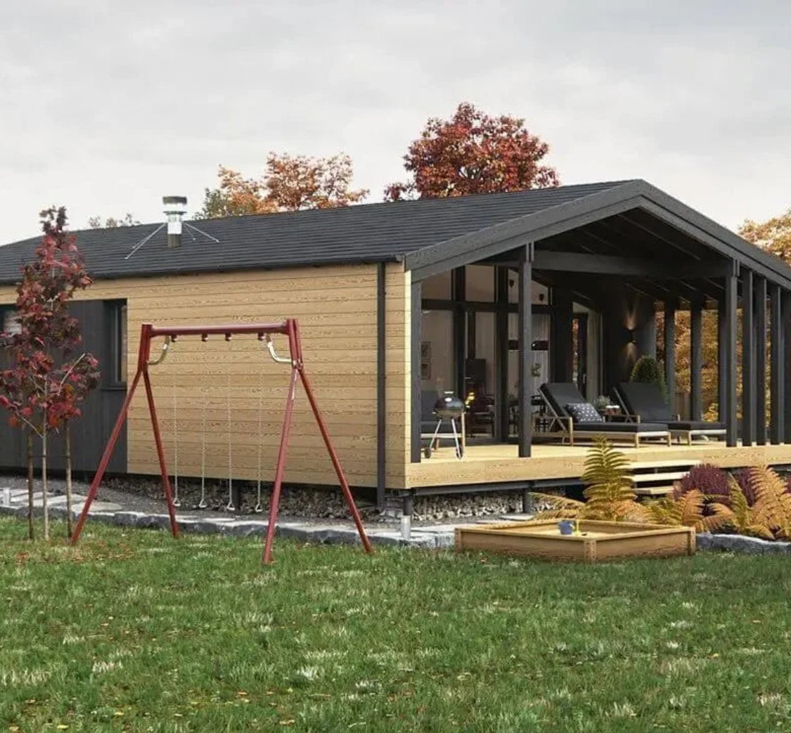 CHALET prefabricado K-Home-M-80 disponible ahora