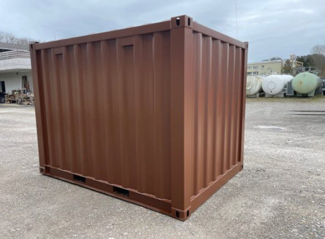 Contenedor de almacenamiento de 2,74 m con puerta lateral