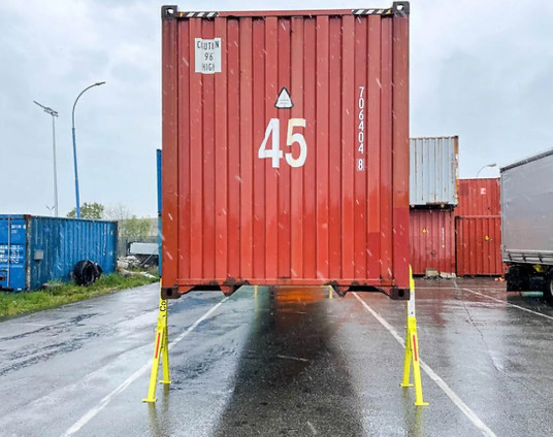 Contenedor High Cube 45 ft de Ocasión – 86 m³, Acero CORTEN y Carga 30 t