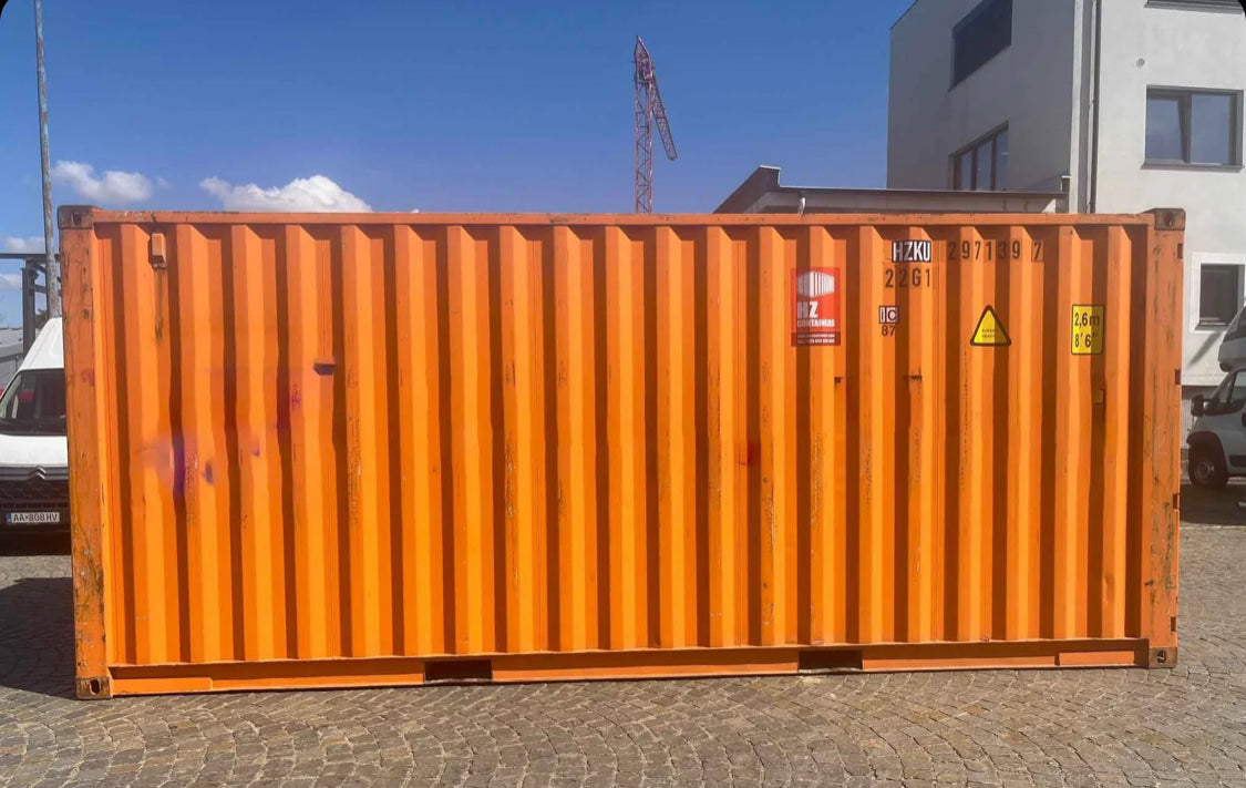 Contenedor Marítimo Usado – 20 pies amarillo usado