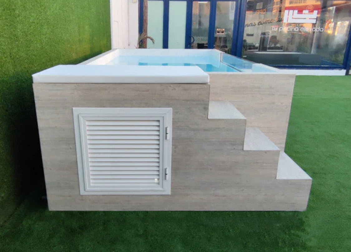 PISCINA ELEVADA ACERO RÍGIDO ILU PRO 230