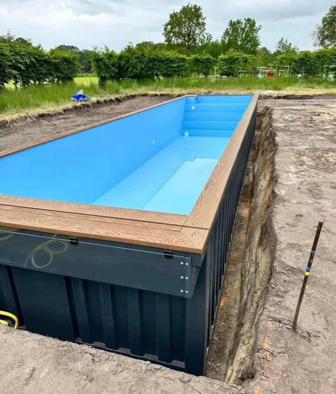 Piscina de contenedor de 12 m