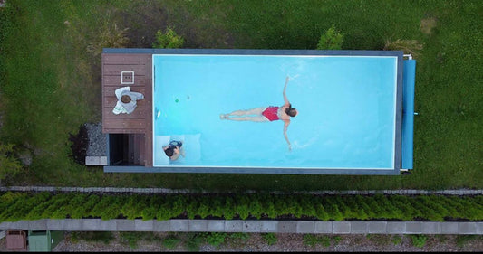 Piscina contenedor de 6,2 m x 2,5 m Jet Swim